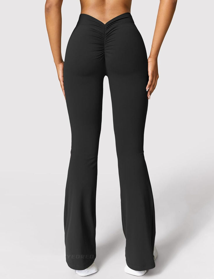 Scrunch Bum Flared Yoga Pants